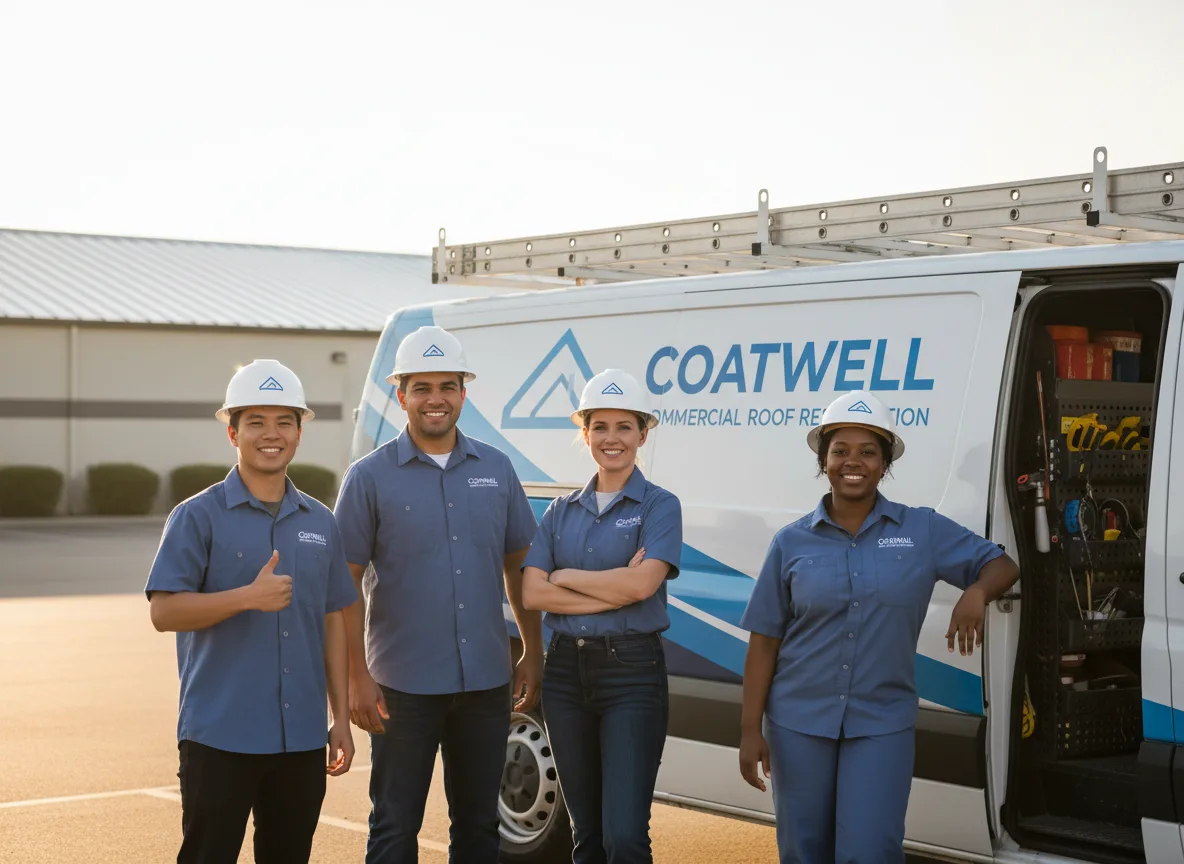 Commercial roof coating company in Rebecca, GA